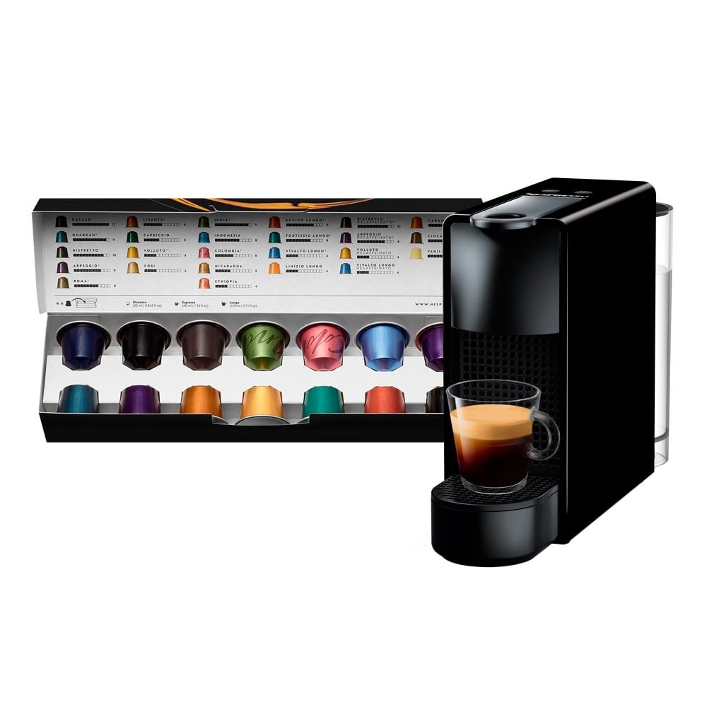 Кофемашина капсульного типа nespresso essenza mini c30 silver видео обзор