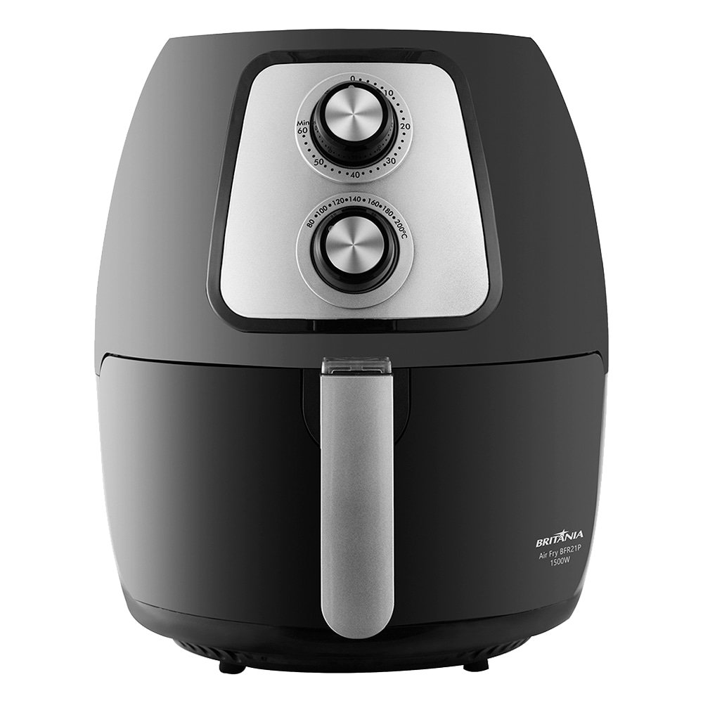 Fritadeira Sem Óleo Britânia Air Fryer BFR21P, 4 Litros, 1500W, Preto ...