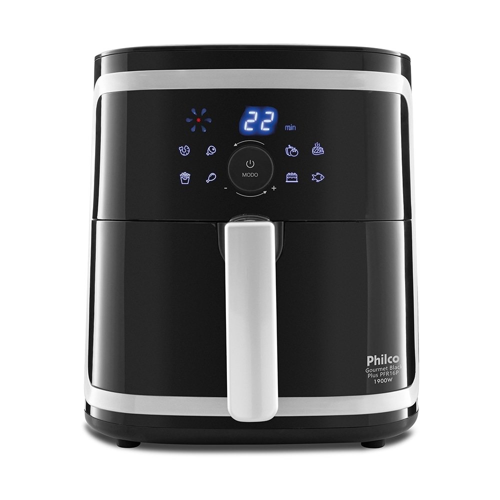 Fritadeira Sem Óleo Britânia Air Fryer Gourmet PFR16P, 5,5 Litros ...