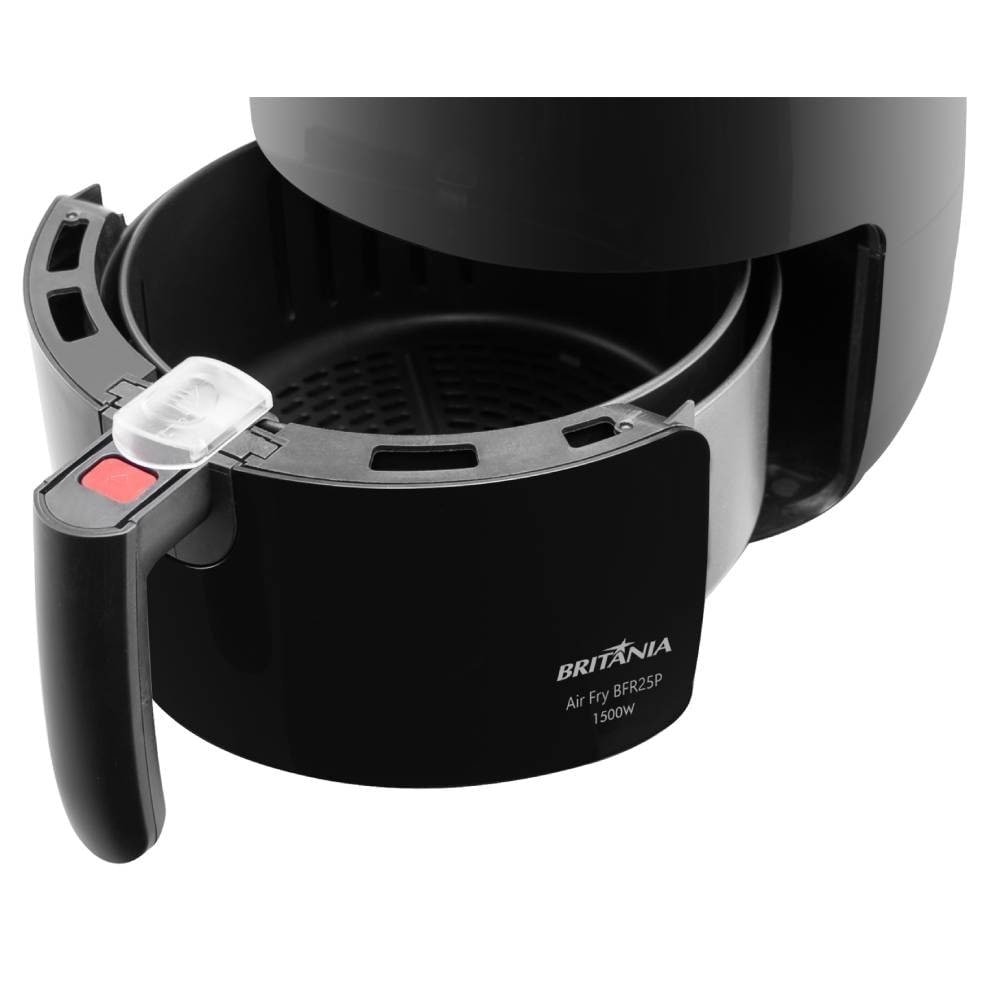 Fritadeira Air Fryer Britânia BFR25P, 4 Litros, 1500W, Preto | EFácil