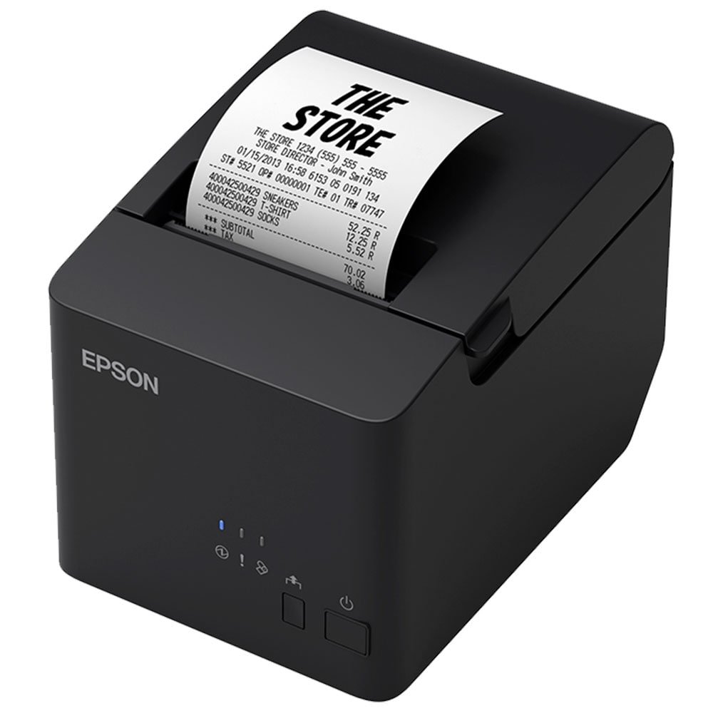 Impressora Térmica Epson Tm T20x Monocromática Ethernet Preto E Bivolt Efácil 0908
