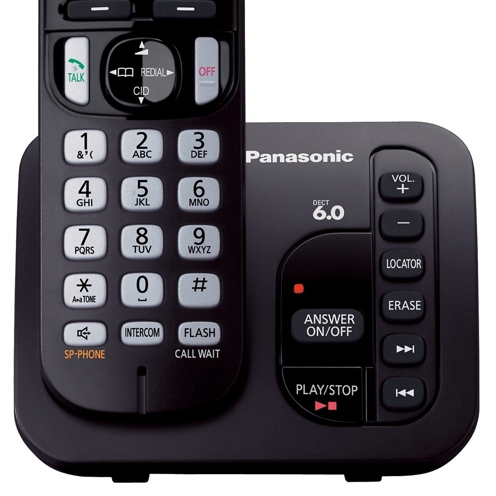 Telefone sem Fio Panasonic KX TGC220LBB Dect 6 0 Secretária