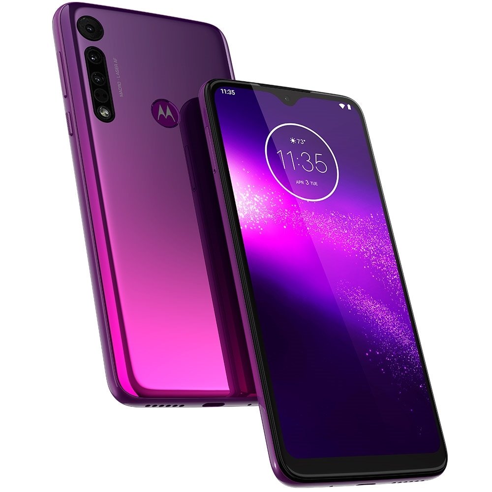 Smartphone Motorola One Macro Ultra Violet Dual Chip Tela G Wi Fi Câm Traseira