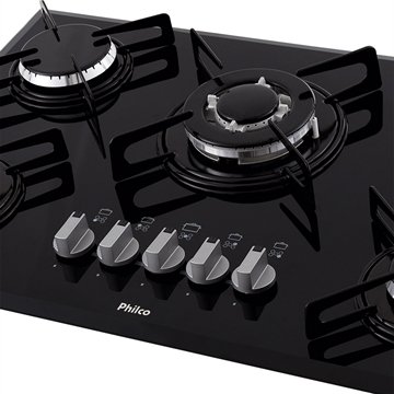 Cooktop 5 bocas tripla chama philco